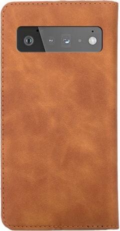Produktbild Cover-Discount Google Pixel 6 Pro - Vintage Flip Case Hülle beige (Google Pixel 6 Pro)
