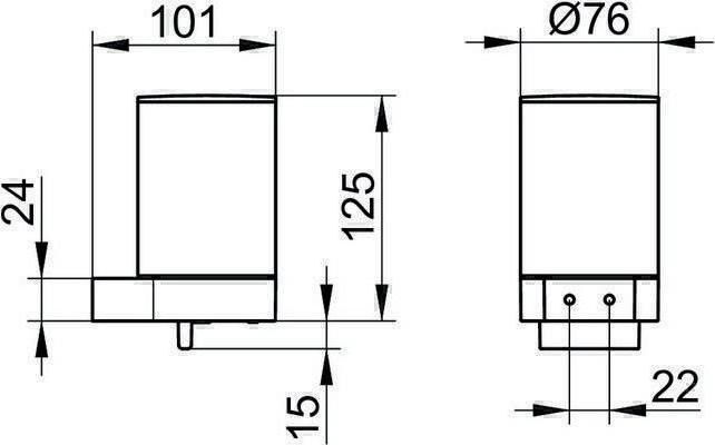 Produktbild Keuco Lotionspender PLAN mit Halter und Pumpe sw ma