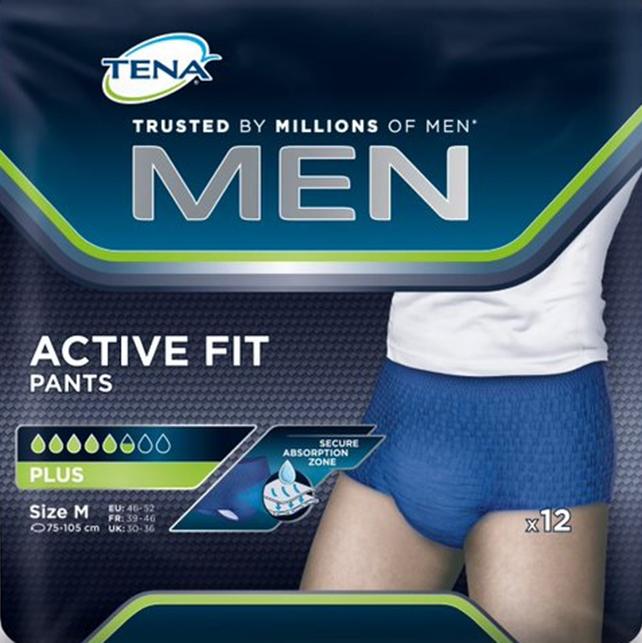 Image du produit Tena Men Active Fit Pants (12 x, Normal)