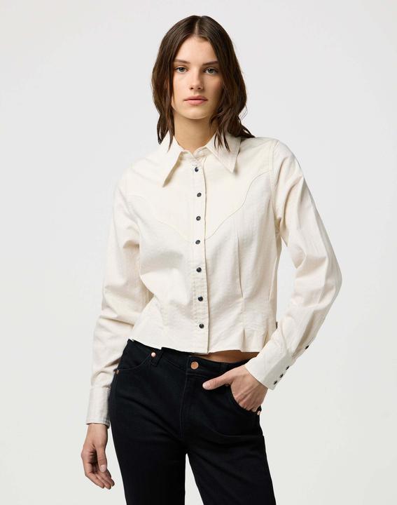 Immagine prodotto Wrangler Langarmhemd Femme Peplum Shirt (L)