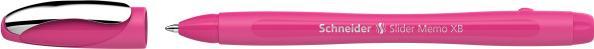 Actual product image Schneider Ballpoint pen Slider Memo XB (Power Pink, 1x)