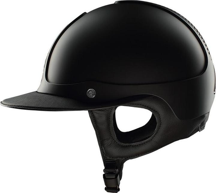 Actual product image Antarès Sellier riding helmet précision eclipse chrome