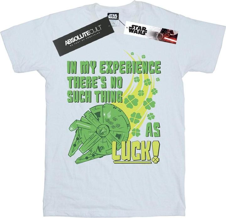 Produktbild Star Wars Millennium Falcon Shamrock Luck TShirt (L)