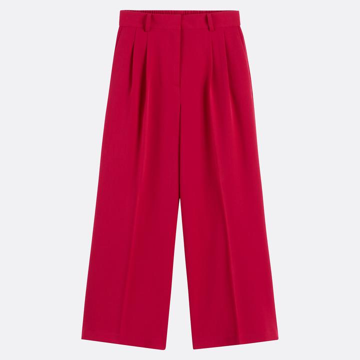 Actual product image La Redoute Collections Weite Bundfaltenhose (46)
