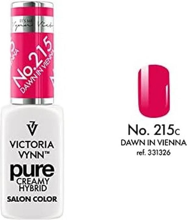 Image du produit Visconti Di Modrone VICTORIA VYNN Pure Creamy Hybrid 215 Dawn in Vienna (215 Dawn à Vienne, Vernis à ongles effet gel)