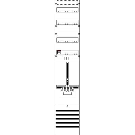 Striebel & John, Verteilerschrank Zubehör, STRIEBELJOHN DF19Q1V