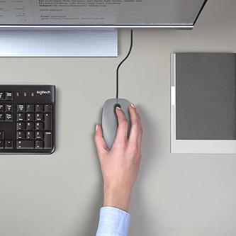 Actual product image Logitech M110 Silent (Cable)