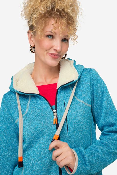 Produktbild Laurasøn Hoodiejacke, Fleece, Teddy-Kapuze, Zipper, Langarm (L)