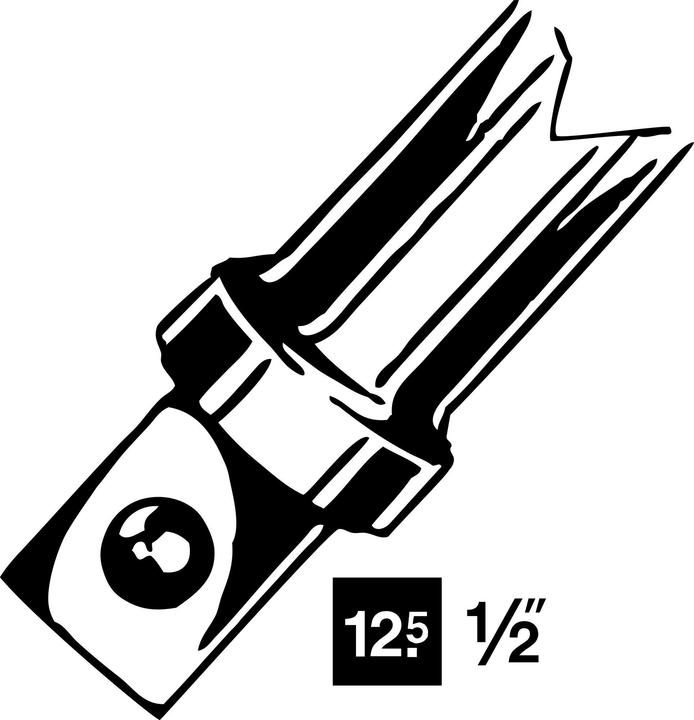 Produktbild HAZET Kreuzschlüssel 715-01 ∙ Aussen Sechskant Profil ∙ 17 x 19 x 22 x Aussenvierkant 12,5 = 1/2 Zoll…