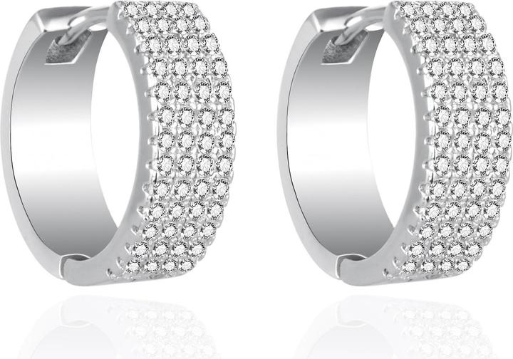 Immagine prodotto Agato Timeless Silver Rings With Clear Zircons Agt-E033kw (Argento)