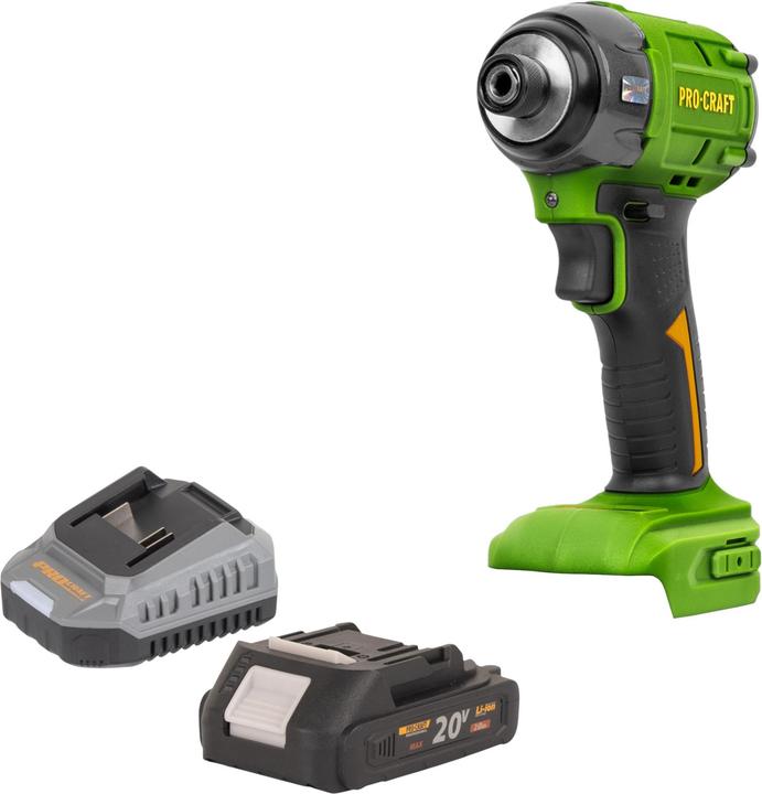 Produktbild Procraft PS22bb Akku Schlagschrauber 20 V 230 Nm 1/2" Brushless + 1x Akku 2,0 Ah + Ladegerät (Schlagschrauber)