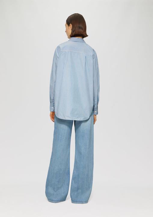 Produktbild S.Oliver Bluse Streifenbluse mit seitlichem Ziertape (44)