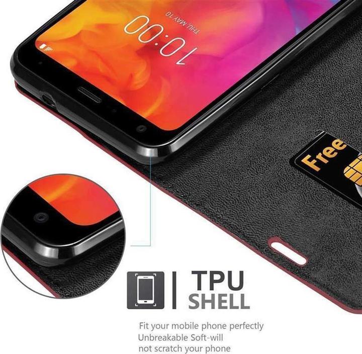 Productafbeelding Cadorabo Boek Onzichtbare Magneethoes (LG Q7a)