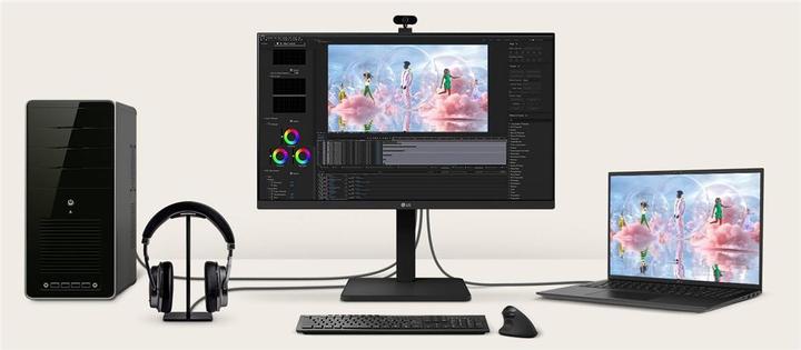 Actual product image LG 24" 24BA560-B (1920 x 1080 pixels, 23.80")