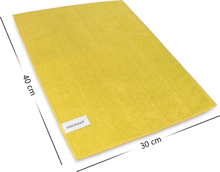 Image du produit Normani 12 pièces de chiffon microfibre de nettoyage pour la cuisine et la salle de bain (12 pcs)