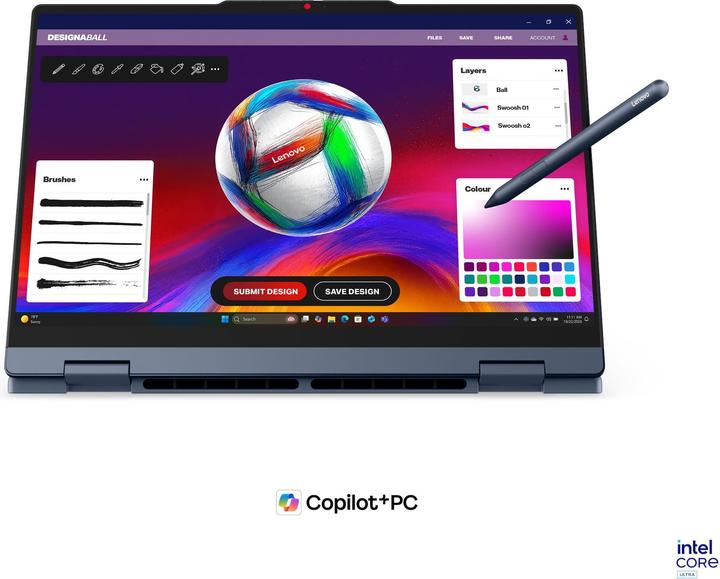 Immagine prodotto Lenovo IdeaPad 5 2-in-1 (14", 512 GB, 16 GB, DE, Intel Core Ultra 5 322)