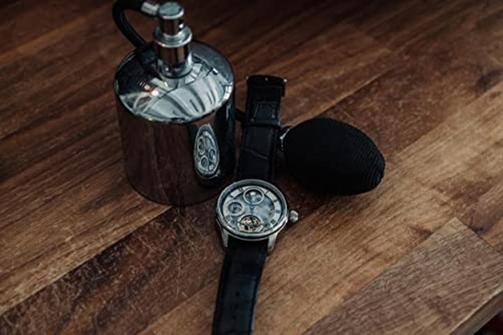 Produktbild Thomas Earnshaw Montre Homme automatique cuir noir Longitude Shadow ES-8063-01 (Analoguhr)