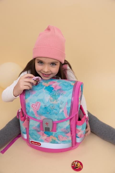 Produktbild Belmil Classy Plus Schulranzen Set 5teilig mit Brustgurt (19 l)