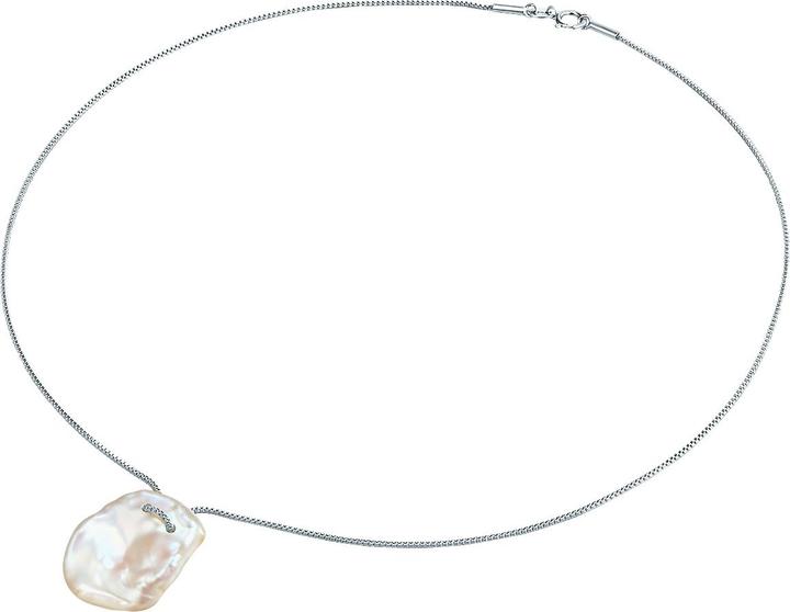 Produktbild Valero Pearls Damen Sterling Silber Süsswasser-Zuchtperle silber 45,0 cm - 28641 (-, Sterling Silber 925, 45 cm)