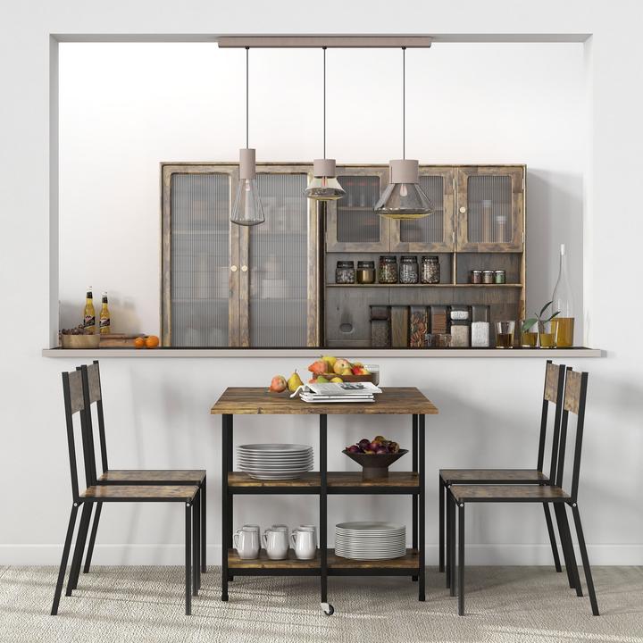 Produktbild Homcom Klappesszimmertisch (140 x 80 x 75 cm)