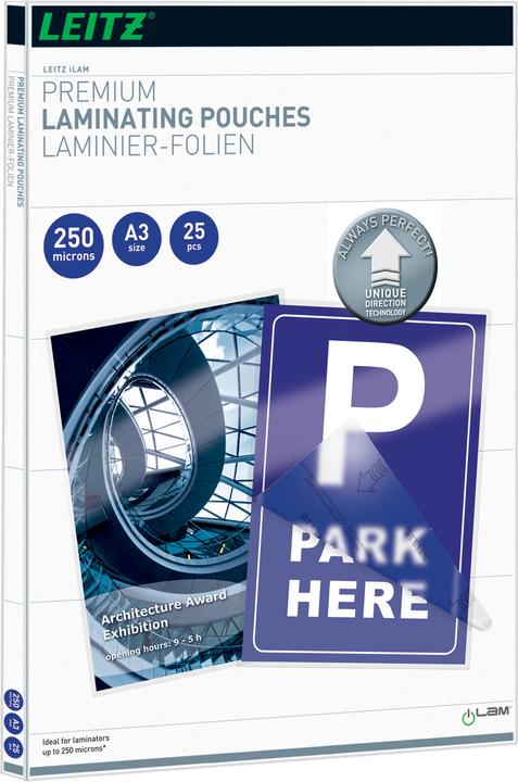 Immagine prodotto Leitz Film di laminazione (A3, 25 pz., 250 µm)