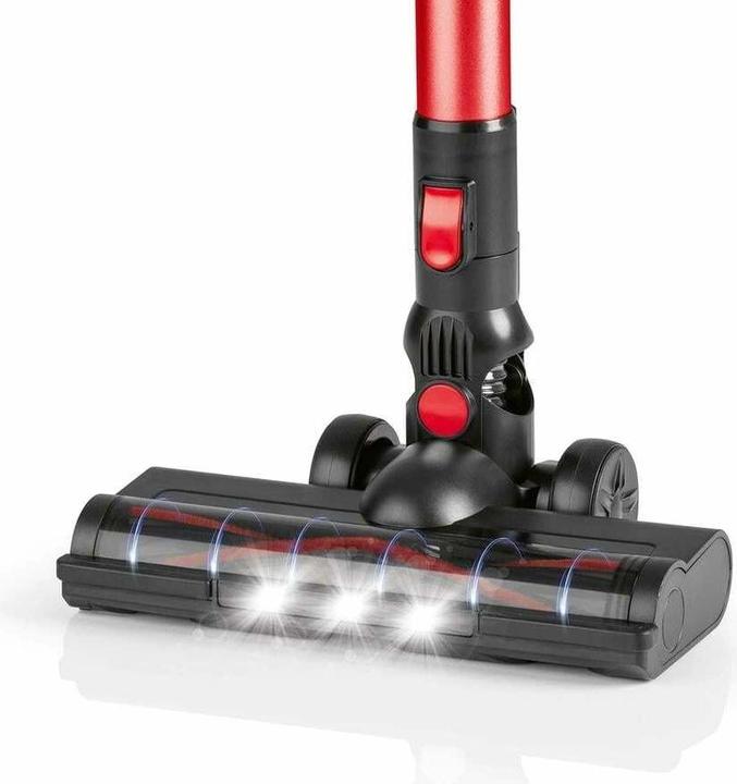 Produktbild CleanMaxx Akku-Hand- und Stielsauger mit 2-fach-Filter, Rot