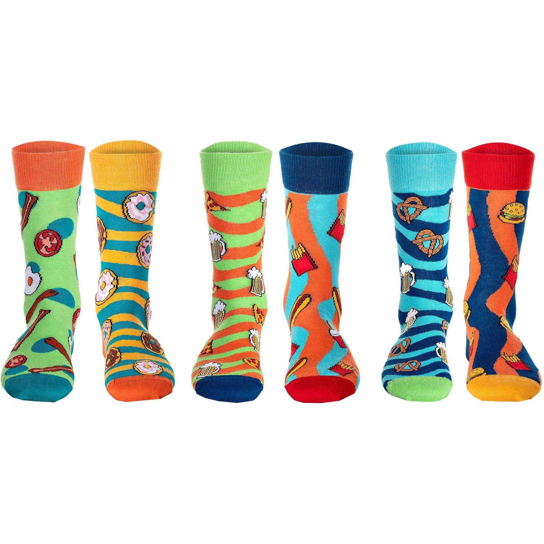 United Oddsocks, Herren, Socken, Herren, Mehrfarbig, (6er Pack, 39 - 46)