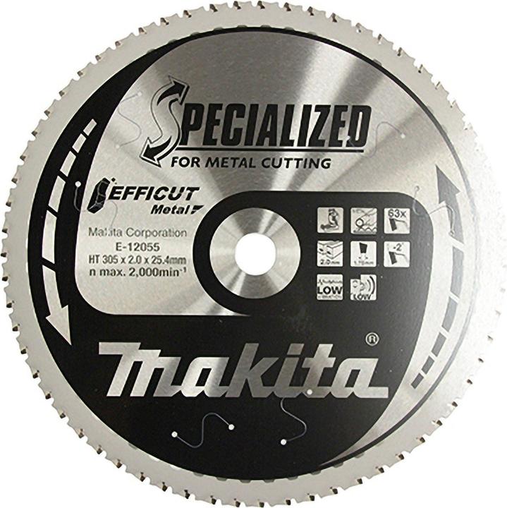Produktbild Makita E-12055 EFFICUT Sägeblatt 305x25.4x63Z