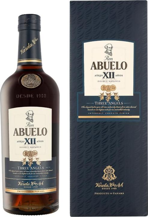 Ron Abuelo Abuelo XII Three Angels + GB 43% Vol. 0,7l