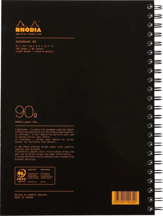 Immagine prodotto Rhodia Rhodiactive (A4, Righe, Copertina rigida)