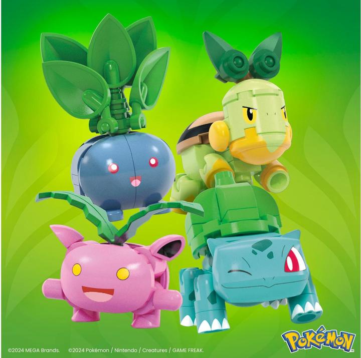 Produktbild MEGA PokÃ©mon 4 Pflanzen-Typ PokÃ©mon Sets