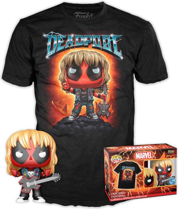 Produktbild Funko Set figure POP & Tee Marvel Deadpool Heavy Metal (Grösse: L)