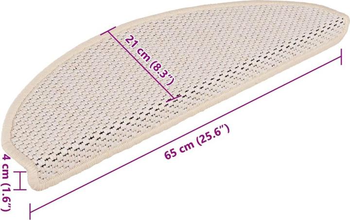 Immagine prodotto vidaXL Stufenmatte (25 x 65 cm)