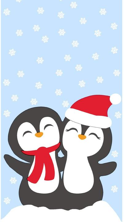 Paper + Design Taschentücher Penguin Santas 4-lagig, 10 Taschentücher