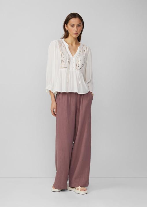 Immagine prodotto s.Oliver Bluse Viskosemix-Bluse mit Lochstickerei (32)