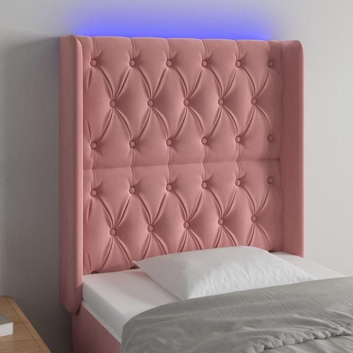 Actual product image vidaXL LED Kopfteil (83 x 16 x 128 cm)