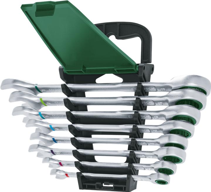 Produktbild Bosch Home & Garden Schraubenschlüssel mit Ratsche Set 8-teilig