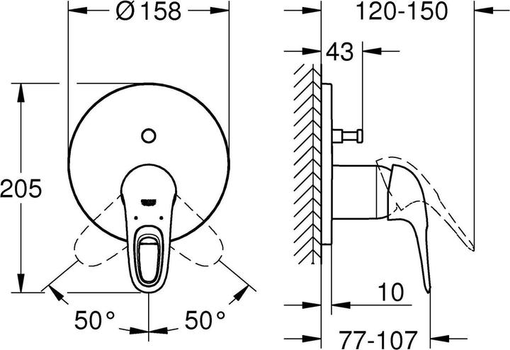 Image du produit Grohe Eurostyle 24049 FMS