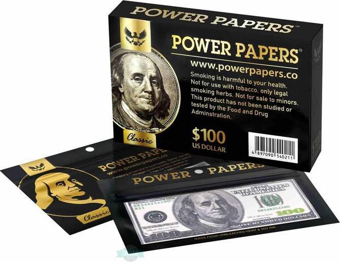 Produktbild Power Papers 100 DOLLAR - Super King Size + Tips - 12 Stück