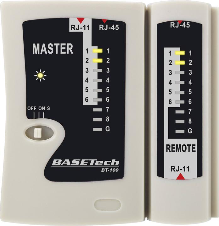 Basetech BT-100 Kabeltester Geschikt voor