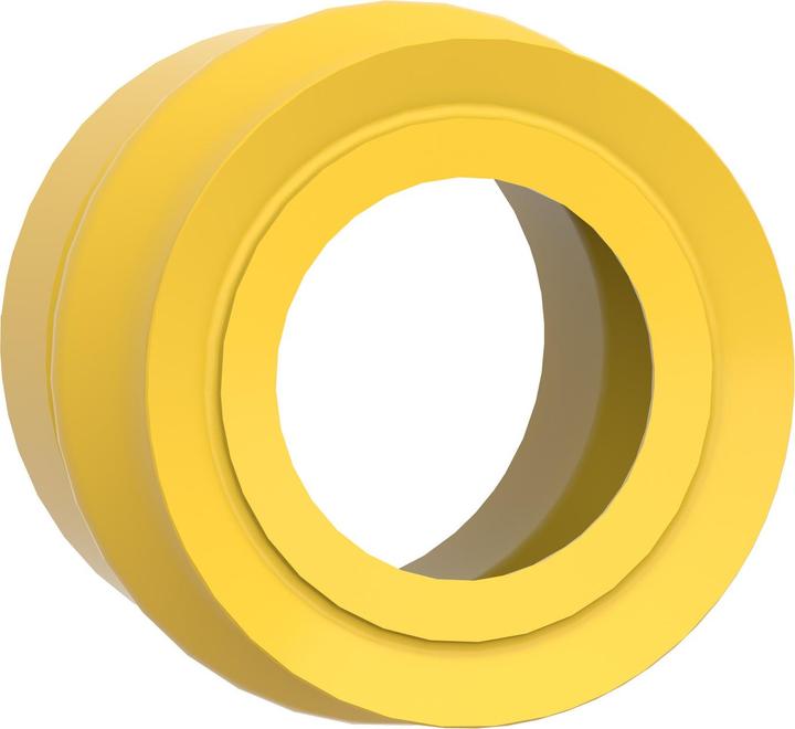 Actual product image Schneider Electric Accessories Rubber bellows yellow for Ø40 pad pressure boosters IP to 69K in pack of 2