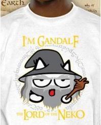 Immagine prodotto Neko Wear Neko T- Neko Gandalf bianco (M)