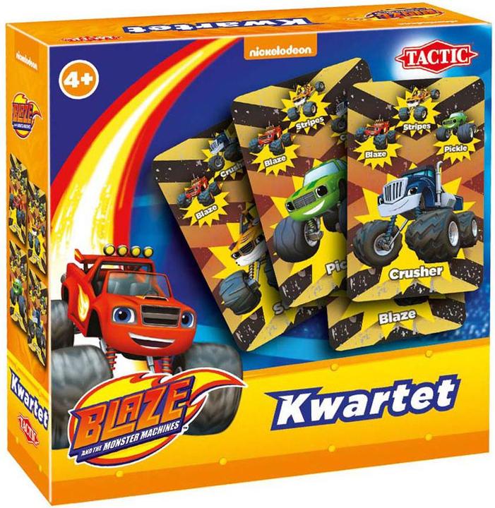 Actual product image Selecta Spielzeug Blaze Quartett (French, German)