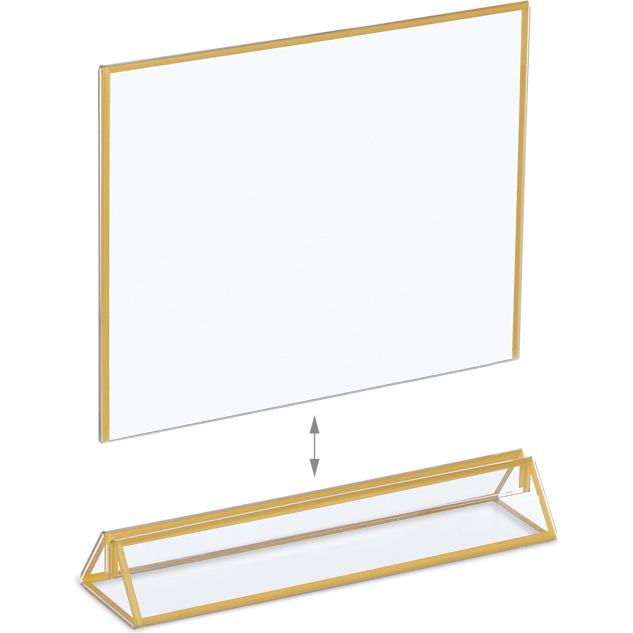 Thumbnail - Relaxdays, Prospektständer, 10x Tischaufsteller (A5)