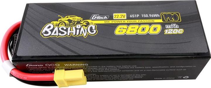 Produktbild Gens Ace RC-Akku 6800 mAh 22.8 V 120C 6S1P EC5 GT Bashing (22.80 V, 6800 mAh)