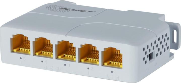 Produktbild Allnet Switch unmanaged 5 Port • 5x GbE • PoE Budget 85W • 1x bt out, 3x PoE af/at out, 1xPoE bt 90 (5 Ports)