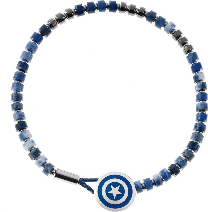 Produktbild Disney Captain America Marvel Beaded Bracelet B600628QML-8.CS