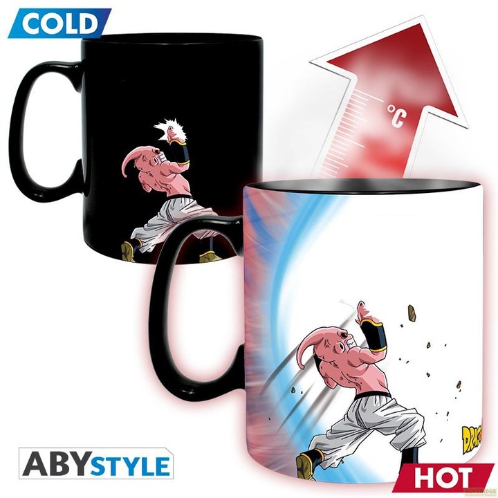 Produktbild ABYstyle DRAGON BALL-Mug Heat Change-GokuVSBuu (460 ml, 1 x)