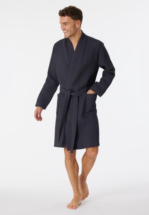 Produktbild Schiesser Waffel Piqué - Organic Cotton Morgenmantel / Bademantel (L)