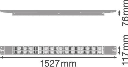 Produktbild Ledvance Low Bay Flex boldsikker 16275lm 1500mm 105W/840 bredstrålende (90°) (16275 lm)